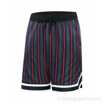Nieuwe mesh heren basketbal shorts heren hardlopen shorts